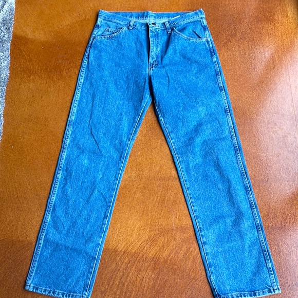 Mens rustler jeans size 33x32 - Picture 1 of 5